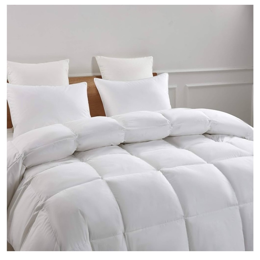 Twin down comforter by Serta  Blue Ridge Home Fashions fluffy warm lightweight